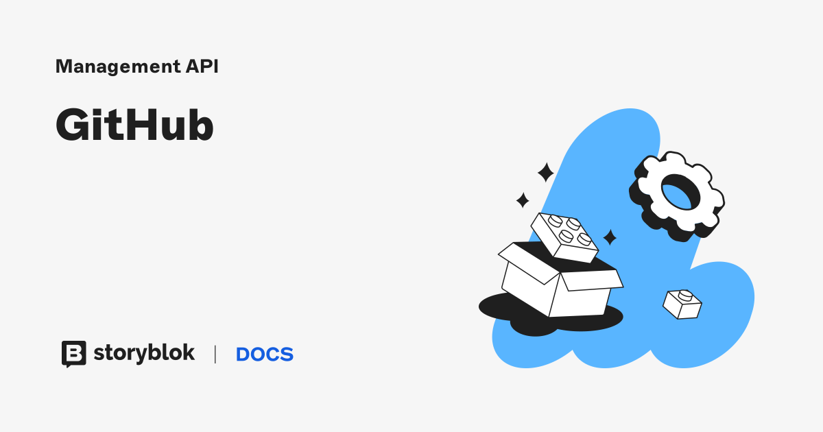 GitHub | Storyblok Documentation